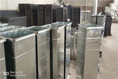 重庆城口热镀锌管加工厂家 重庆九度金属 镀锌风管厂家